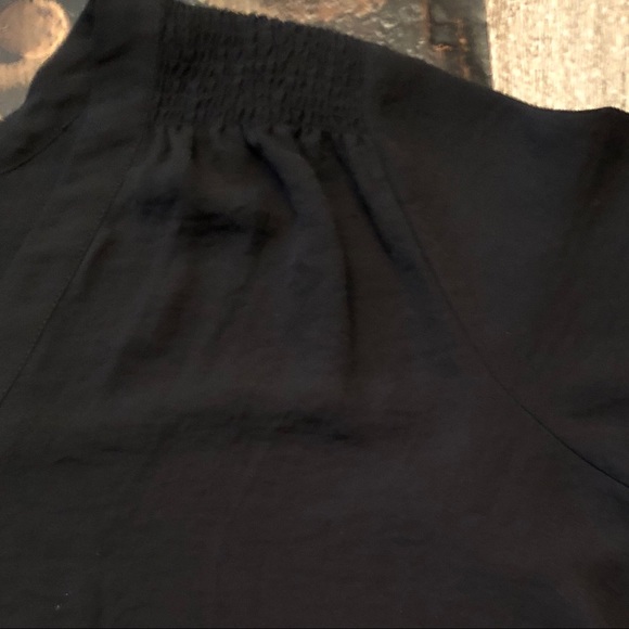 Ladies black blouse, sz 1X - Picture 3 of 4